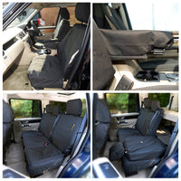 Fits Land Rover Discovery 4 Front & Rear Seat Covers Tailored (2009-2016) - Black