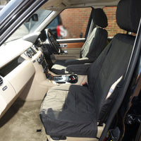 Fits Land Rover Discovery 4 Front & Rear Seat Covers Tailored (2009-2016) - Black