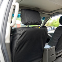 Nissan Navara Tekna Double Cab (2005-2016) Tailored Front & Rear Seat Covers - Black