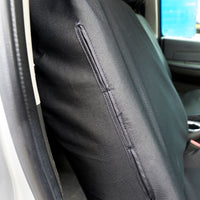 Nissan Navara Tekna Double Cab (2005-2016) Tailored Front & Rear Seat Covers - Black