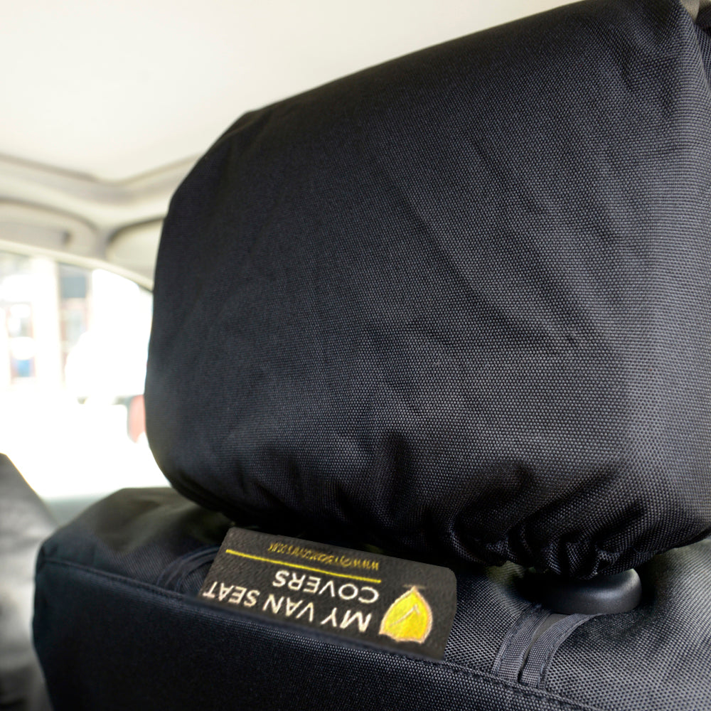 Nissan Navara D40 (2005-2016) Tailored Front Seat Covers - Black