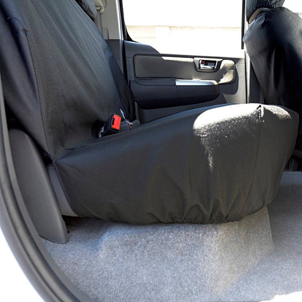 Toyota Hilux (2005-2016) Tailored Front & Rear Seat Covers - Black