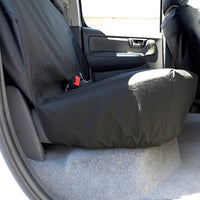 Toyota Hilux (2005-2016) Tailored Front & Rear Seat Covers - Black