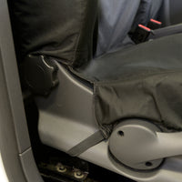 VW Caddy (2004-2020) Tailored Front Seat Covers - Black