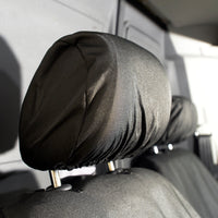 VW Caddy (2004-2020) Tailored Front Seat Covers - Black