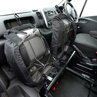 Renault Trafic Sport Business+ (2014 Onwards) Tailored Front Seat Covers - Black