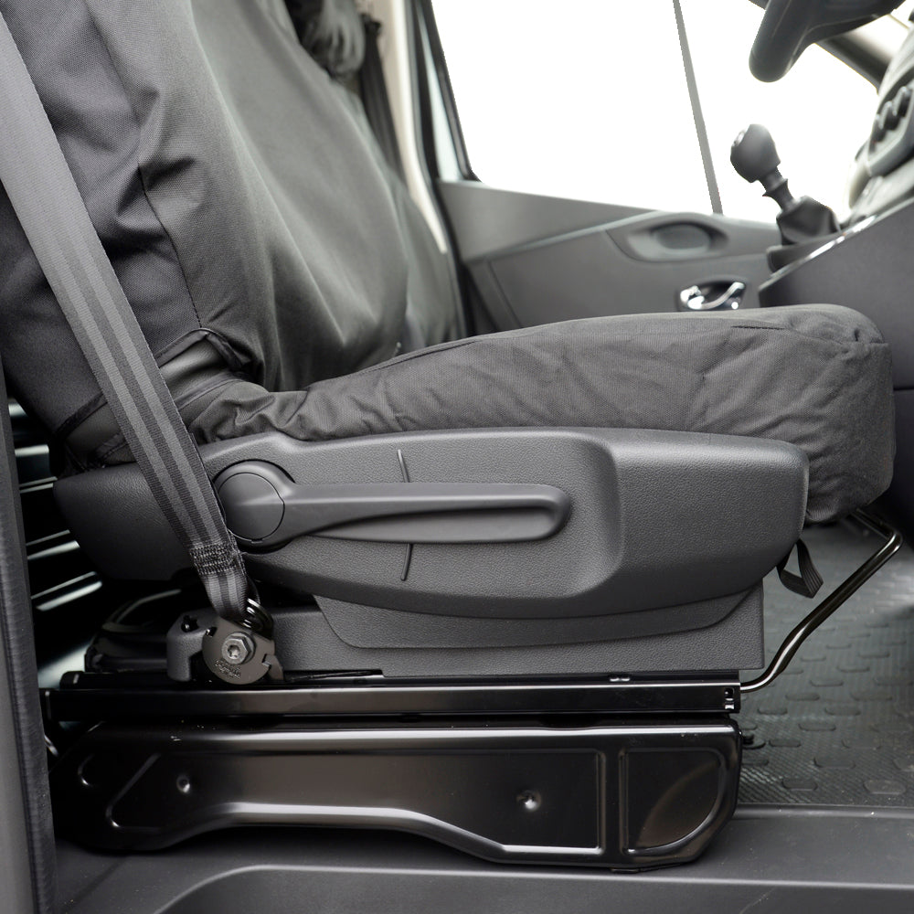 Renault Trafic Sport Business+ (2014 Onwards) Tailored Front Seat Covers - Black