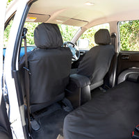 Mitsubishi L200 Animal (2006-2015) Tailored Front Seat Covers - Black