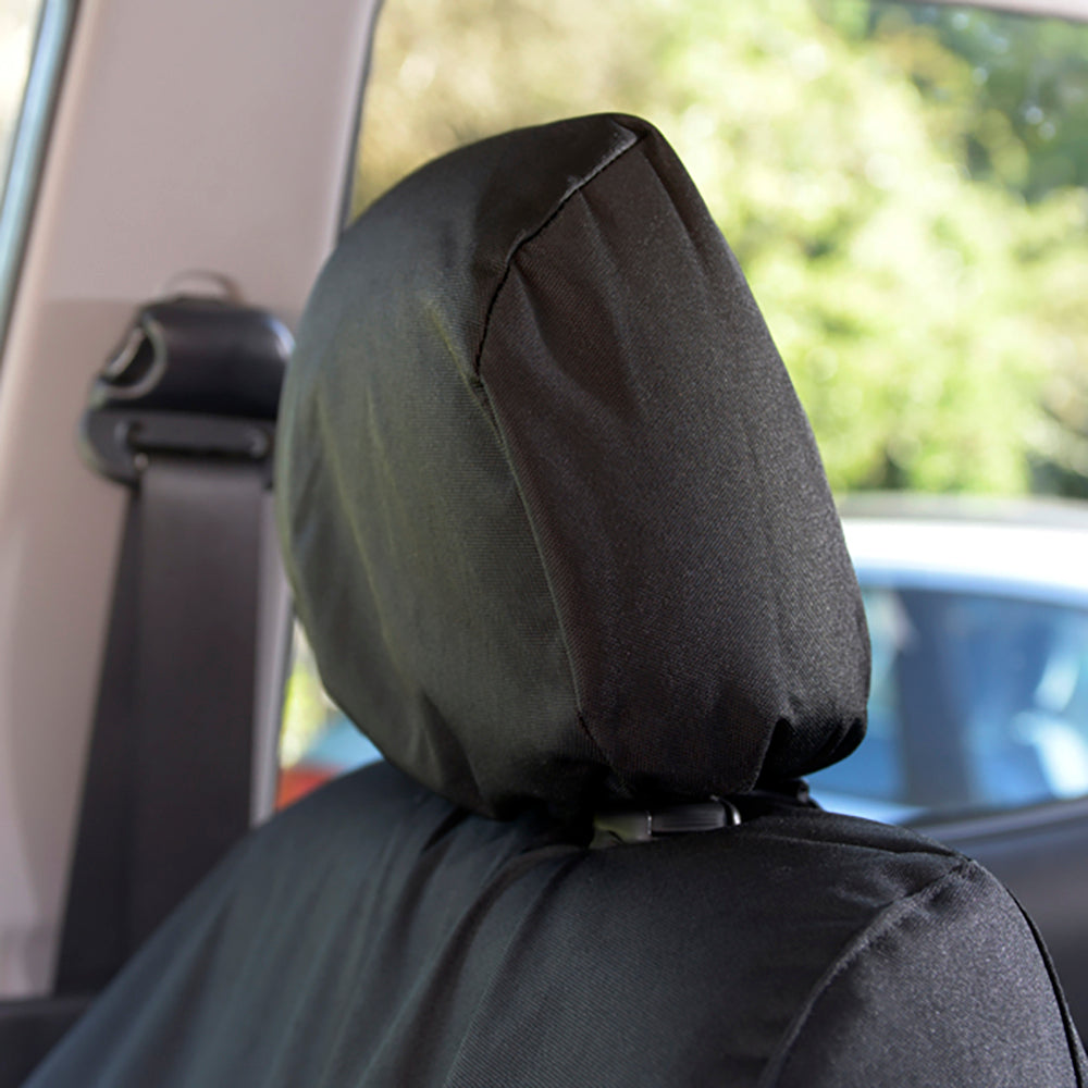 Mitsubishi L200 Warrior (2006-2015) Tailored Front Seat Covers - Black