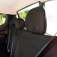 Mitsubishi L200 Animal Double Cab (2006-2015) Tailored Rear Seat Covers - Black