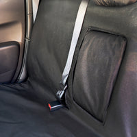 Mitsubishi L200 Trojan Double Cab (2006-2015) Tailored Rear Seat Covers - Black