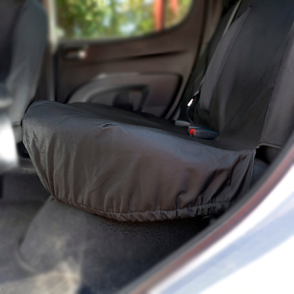 Mitsubishi L200 Animal Double Cab (2006-2015) Tailored Rear Seat Covers - Black