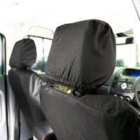 Ford Ranger Wildtrak (2006-2012) Tailored Front Seat Covers - Black