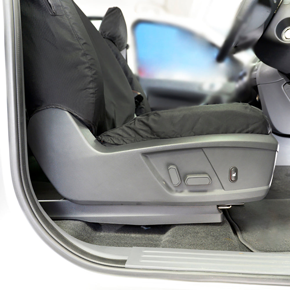 Ford Ranger Wildtrak (2006-2012) Tailored Front Seat Covers - Black