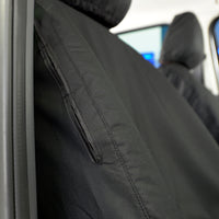 Ford Ranger Wildtrak (2006-2012) Tailored Front Seat Covers - Black