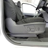Ford Ranger (2006-2012) Tailored Front Seat Covers - Black