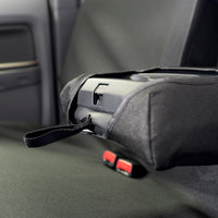 Ford Ranger T8 (2018 Onwards) Tailored Rear Seat Covers - Black