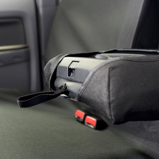 Ford Ranger T8 (2018 Onwards) Tailored Rear Seat Covers - Black