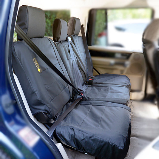 Fits Land Rover Discovery 4 Rear Seat Covers Tailored (2009-2016) - Black