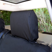 Fits Land Rover Discovery 3 Rear Seat Covers Tailored (2004-2009) - Black