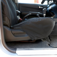 Mitsubishi L200 Trojan Double Cab (2015 Onwards) Tailored Front & Rear Seat Covers - Black