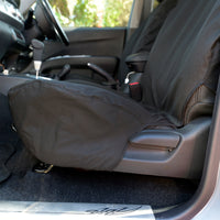 Mitsubishi L200 Trojan Double Cab (2015 Onwards) Tailored Front & Rear Seat Covers - Black
