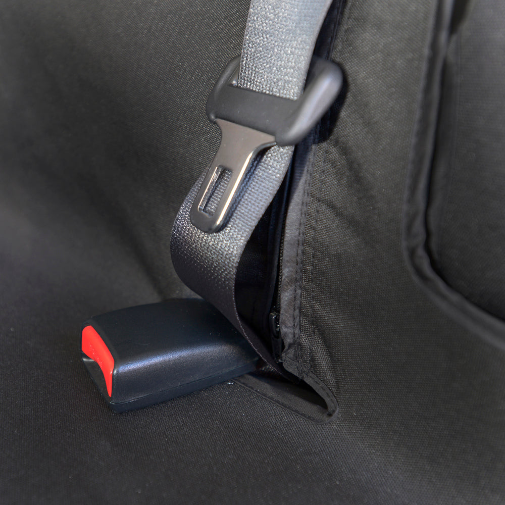 Mitsubishi L200 Trojan Double Cab (2015 Onwards) Tailored Front & Rear Seat Covers - Black