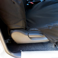 Mitsubishi L200 Animal (2015 Onwards) Tailored Front Seat Covers - Black