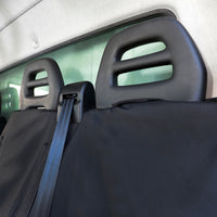 Fiat Ducato (2014 Onwards) Tailored Front Seat Covers (With Split Passenger Seat Base) - Black