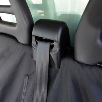 Fiat Ducato (2014 Onwards) Tailored Front Seat Covers (With Split Passenger Seat Base) - Black