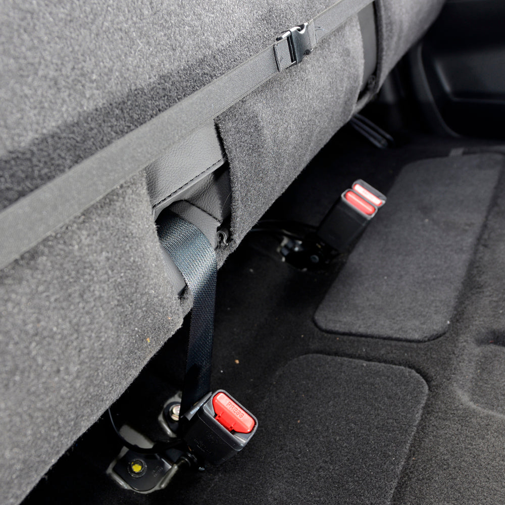 Nissan Navara NP300 (2016 Onwards) Tailored Front & Rear Seat Covers - Black