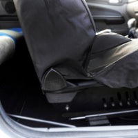 Ford Focus RS MK2 MK3 (2011 Onwards) Tailored Front Recaro Seat Cover (x1) - Black