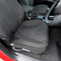 Toyota Hilux Active (2016 Onwards) Tailored Front Seat Covers - Black