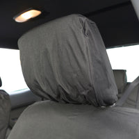 Ford Ranger T8 Wildtrak (2018 Onwards) Tailored Front Seat Covers - Black