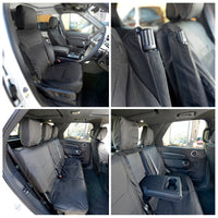Fits Land Rover Discovery 5 Front & Rear Seat Covers Tailored (2017 Onwards) - Black