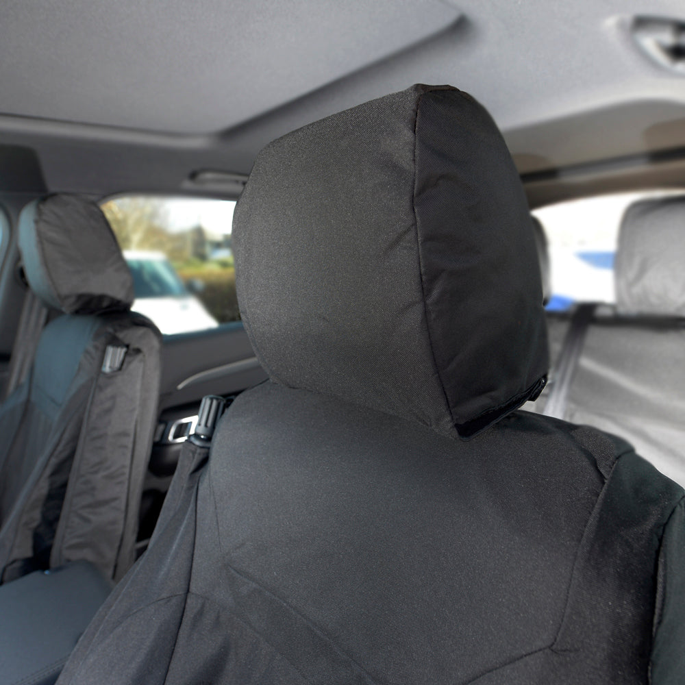 Fits Land Rover Discovery 5 Front Seat Covers Tailored (2017 Onwards) - Black