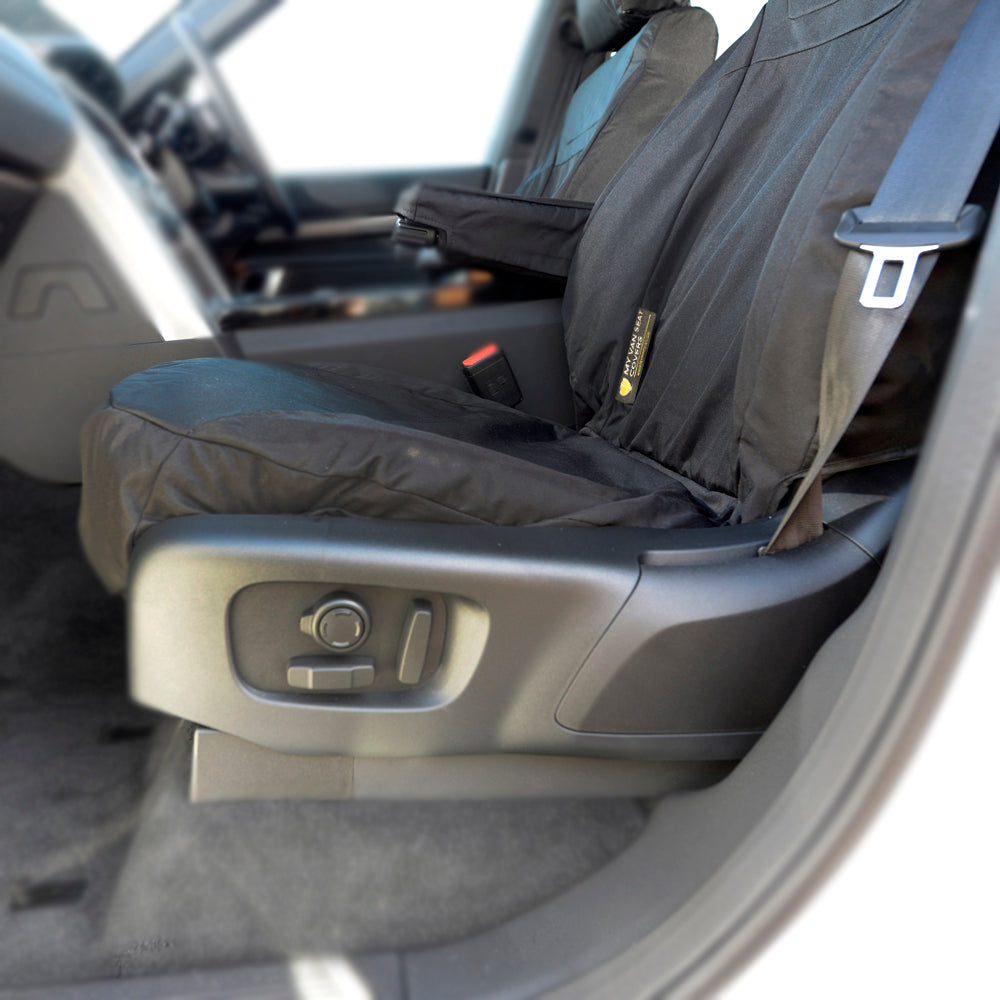 Fits Land Rover Discovery 5 Front Seat Covers Tailored (2017 Onwards) - Black