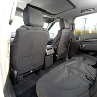 Fits Land Rover Discovery 5 Front Seat Covers Tailored (2017 Onwards) - Black