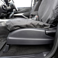Nissan Navara NP300 (2016 Onwards) Tailored Front Seat Covers - Black