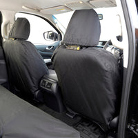 Nissan Navara NP300 (2016 Onwards) Tailored Front Seat Covers - Black