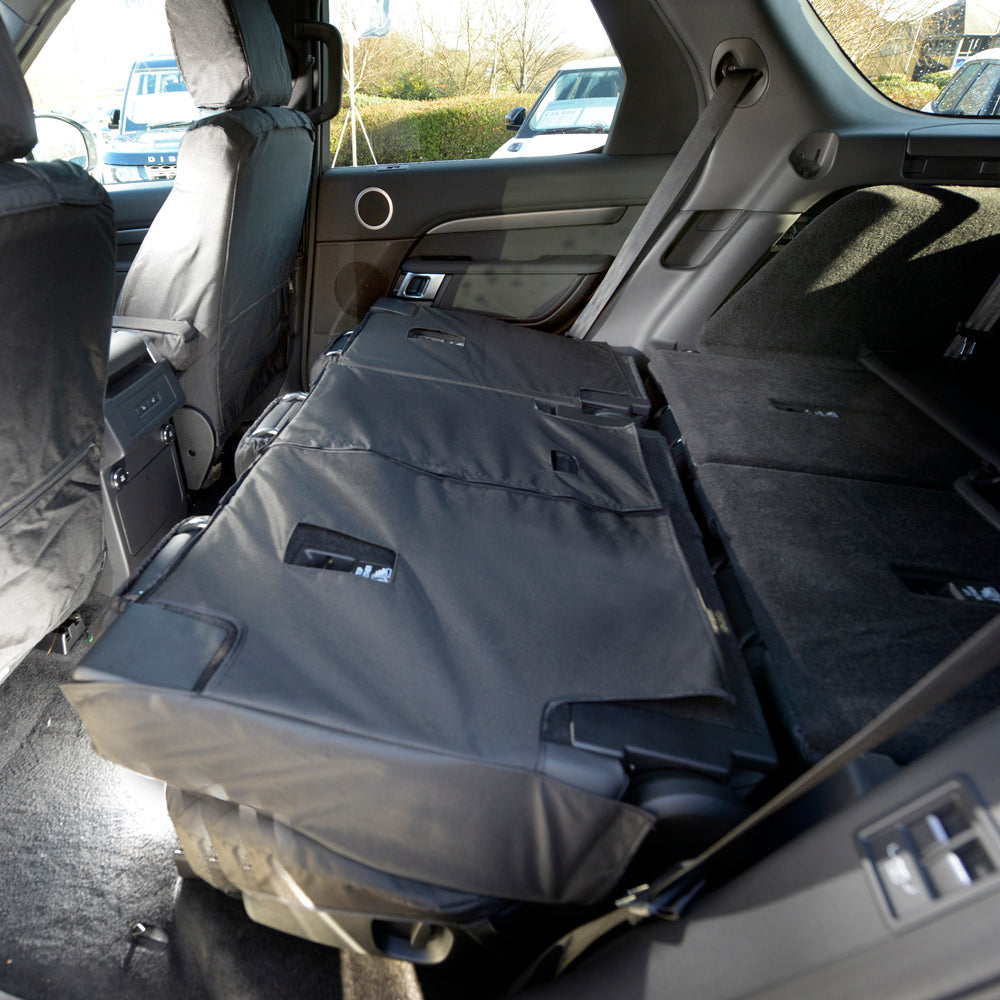 Fits Land Rover Discovery 5 Rear Seat Covers Tailored (2017 Onwards) - Black