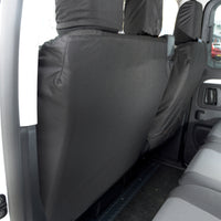 Vauxhall Vivaro (2019 Onwards) Tailored Front Seat Covers (NO Split Passenger Seat) - Black