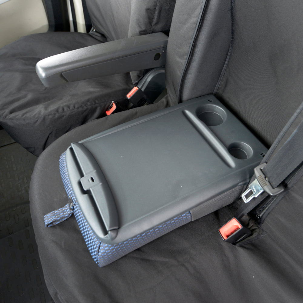 Citroen Relay (2006 Onwards) Tailored Front Seat Covers (NO Split Passenger Seat) - Black