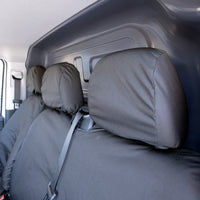 Mercedes V Class (2014 Onwards) Tailored Front Seat Covers (Single/Double NO Split Passenger Seat) - Black