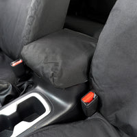 Mercedes Benz X Class (2017 Onwards) Tailored Front & Rear Seat Covers - Black