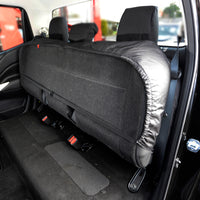 Mercedes Benz X Class (2017 Onwards) Tailored Rear Seat Covers - Black