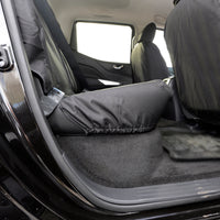 Mercedes Benz X Class (2017 Onwards) Tailored Rear Seat Covers - Black