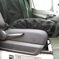 Mercedes Sprinter (2018 Onwards) Tailored Front Seat Covers (NO Split Passenger Seat)  - Black