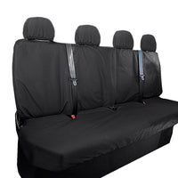 Mercedes Sprinter (2018 Onwards) Tailored Rear Seat Covers - Black