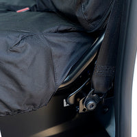 VW Crafter (2017 Onwards) Tailored Rear Seat Covers - Black